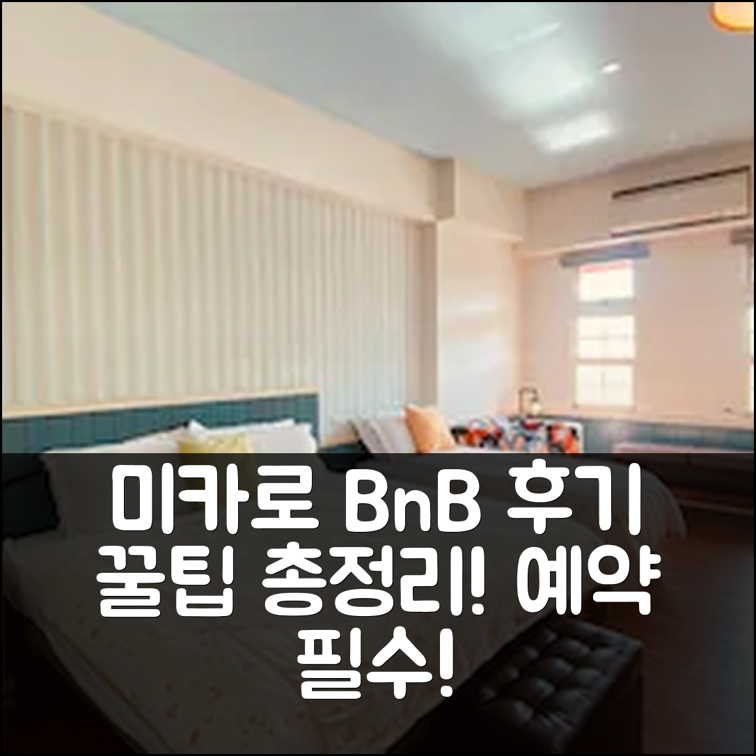 미카로 비앤비 이란 후기 & 꿀팁 총정리!