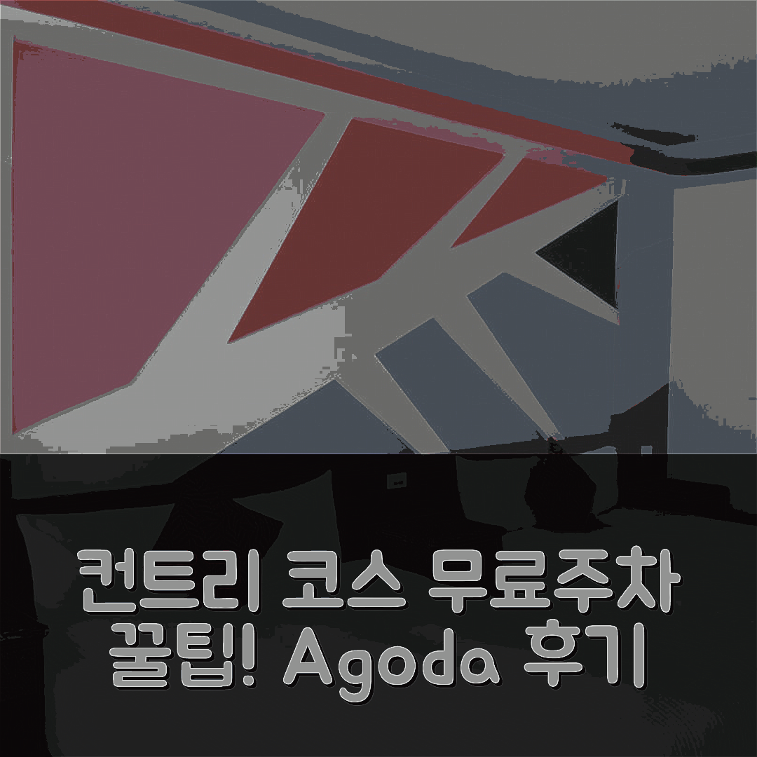 컨트리 코스 호스텔, 컨딩 무료주차 후기 꿀팁!