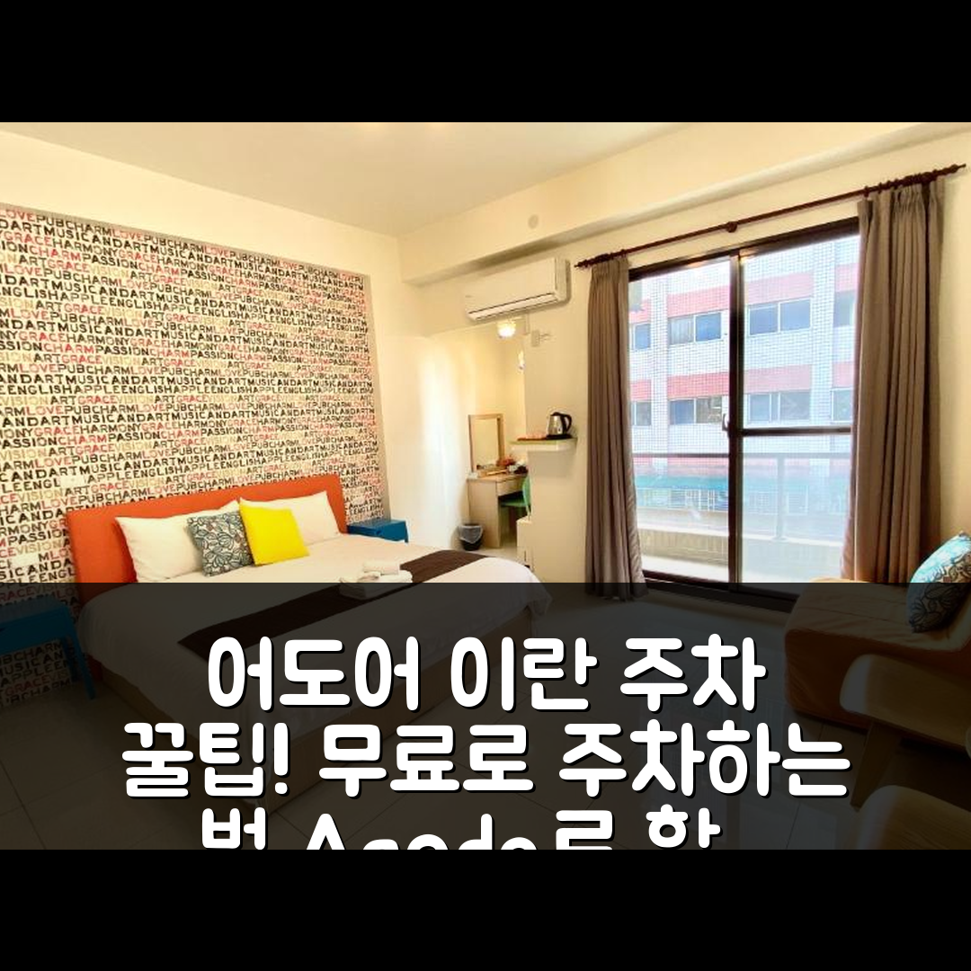 어도어, 이란 무료 주차 후기 꿀팁!