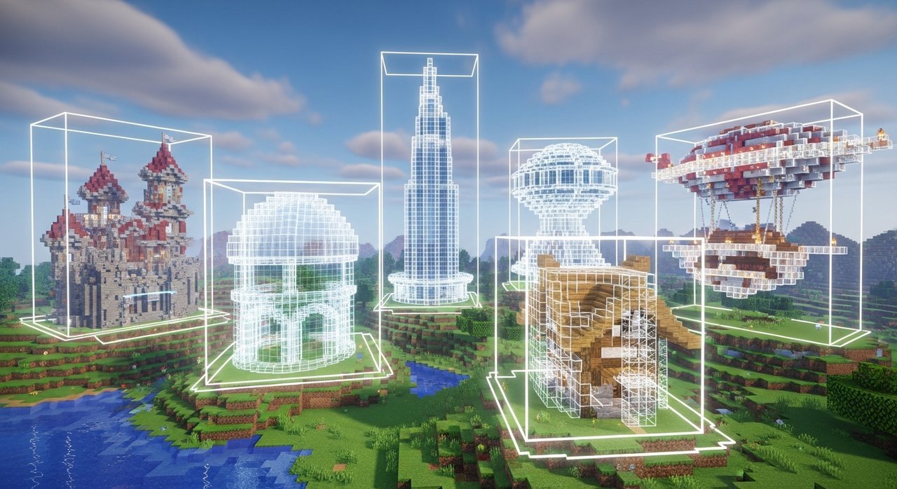 마인크래프트 블록 미리보기 건축 모드 추천: TOP 5 완벽 가이드