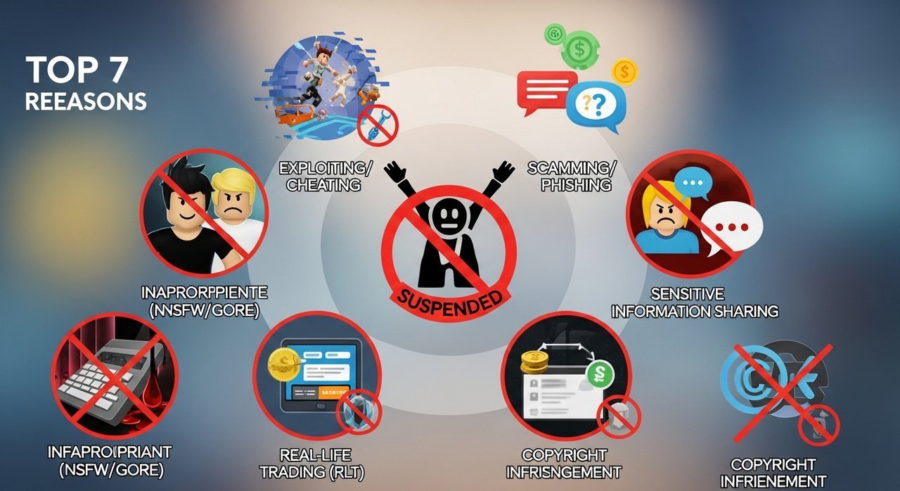 꼭 알아야 할 로블록스 계정 정지되는 대표적인 이유 7가지 총정리