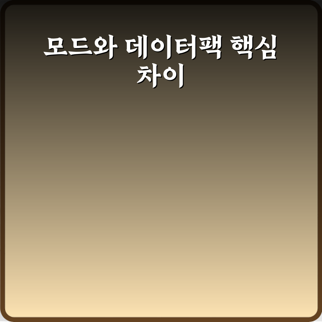 마인크래프트 모드와 데이터팩 차이 정확히 정리: 5분만에 끝내는 총정리